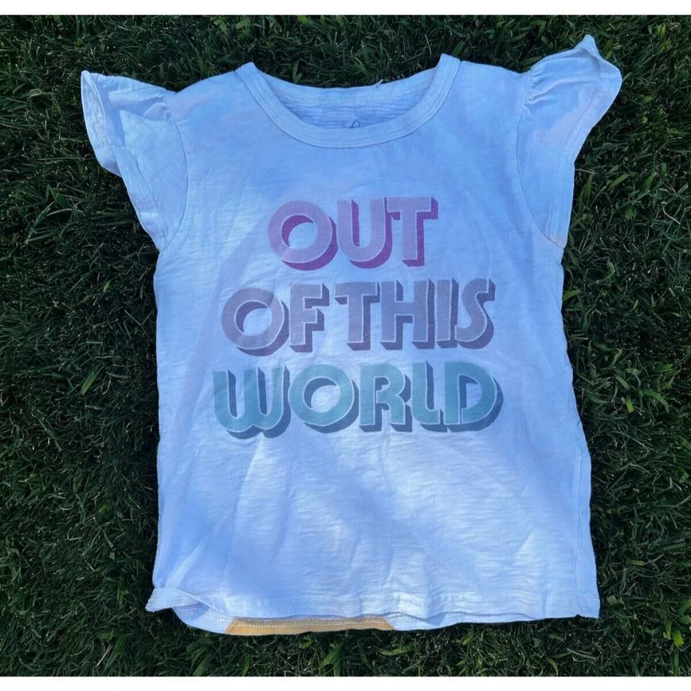 Peek Out of This World Planets Tee Kids Size M 8 T-shirt - Picture 1 of 4